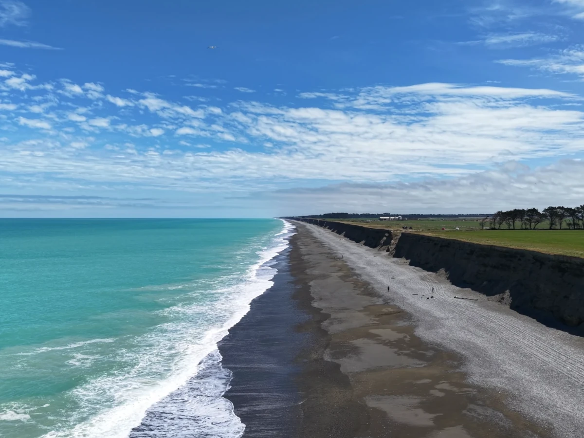 Afternoon drone shot