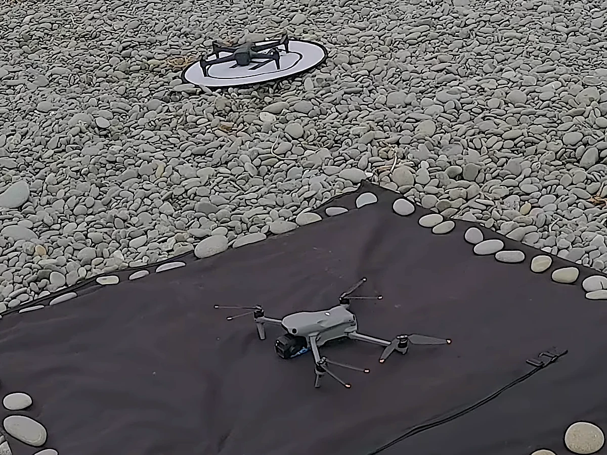 Drone landing setup
