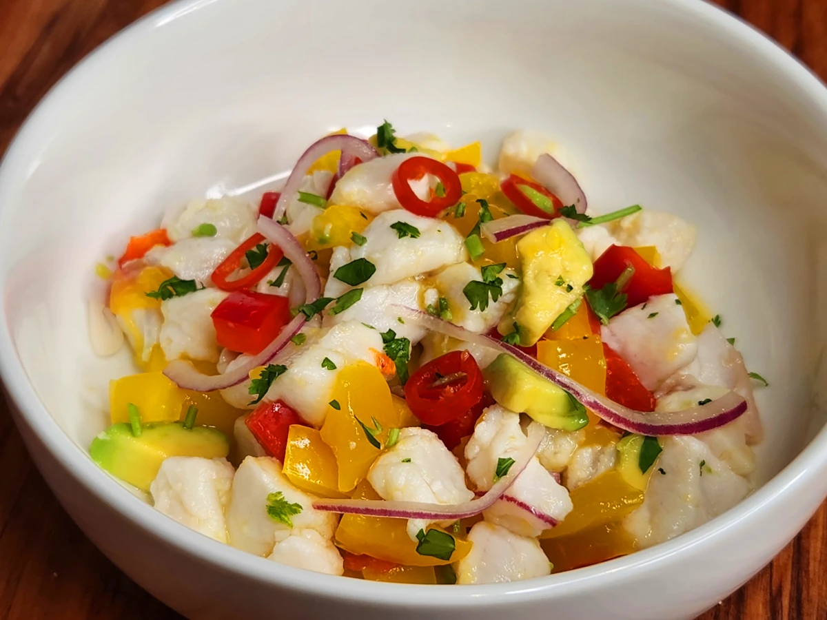 Shark ceviche